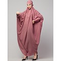  Long cuff ready to wear Jilbab in one piece- Mauve